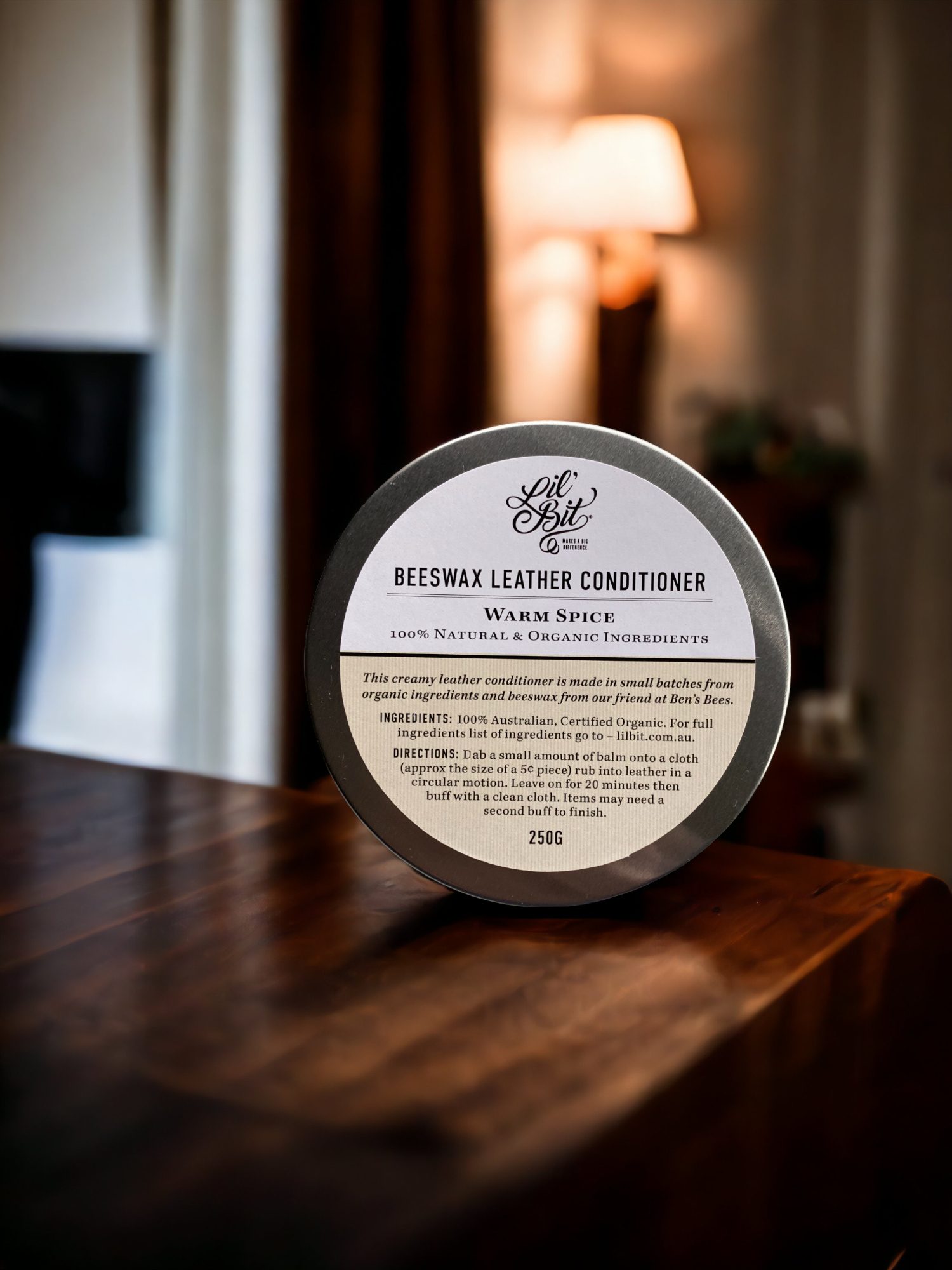 Lil'Bit Better - Warm Spice Beeswax Leather/Wood Conditioner